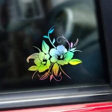 1 Máy Tính Đẹp Hoa Nở Rộ Phụ Kiện Ô Tô Trang Trí Vinyl Decal - Nhiều màu - Xem 5