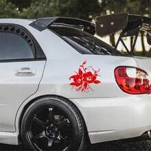 1 Máy Tính Đẹp Hoa Nở Rộ Phụ Kiện Ô Tô Trang Trí Vinyl Decal - Nhiều màu - Xem 4