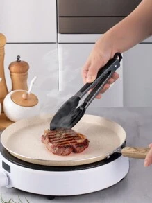 Silicone Kitchen Cooking Utensil Set, 43 Pcs Spatula Set With Stainless Steel Handle, Non-Stick Heat Resistant - Best Cookware Set-(Black) - Black - View 10