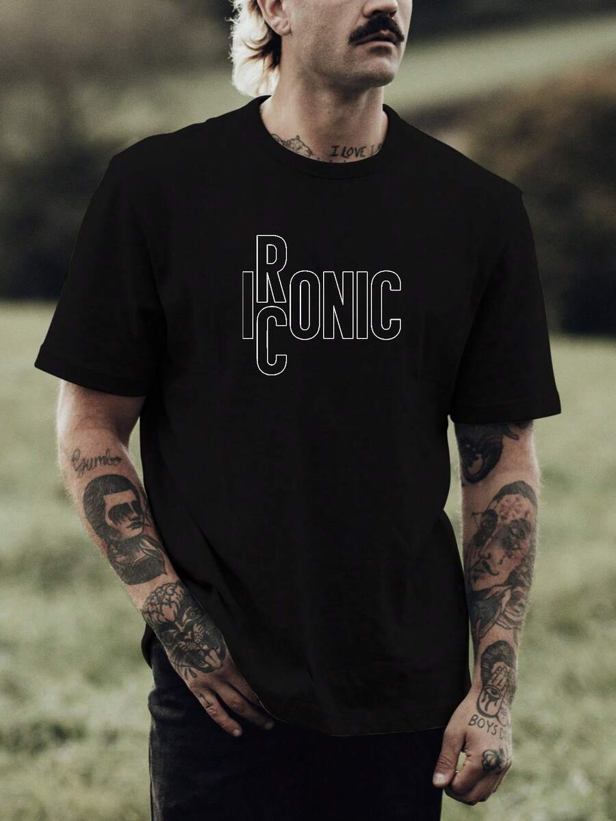 Camiseta Masculina Ironic Ironico Frases Engraçadas 100% Algodão Fio 30.1