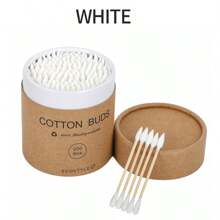 100支/500支双头一次性棉签，适用于婴儿、卸妆、伤口清洁、耳垢清除。 - 彩色 - 查看 17