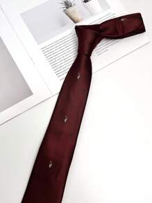 1 chiếc cà vạt dệt jacquard thủ công dành cho nam phù hợp cho công việc, mặc hàng ngày, tiệc tùng và làm quà tặng Giáng sinh - Nhiều màu - Xem 18