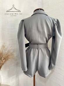 Women Two-Piece Outfits - 灰色 - 查看 5