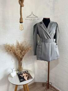 Women Two-Piece Outfits - 灰色 - 查看 3