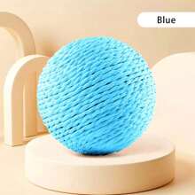 Bola grande de sisal para rascar gatos (interactiva, con sonido), juguete duradero para mascotas para morder, raspar, pulir dientes y entretenerse, adecuado para que los gatos persigan, muerdan y rasquen - Multicolor - Ver 19