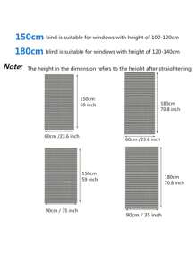 ظلال نافذة مؤقتة باللون الرمادي المجعدة للتعتيم، سهلة القطع والتركيب لتعتيم الغرف، ستارة بدون حفر هوك آند لوب، 90سم * 180سم / 60سم * 150سم (1 قطعة)، مناسبة لغرفة النوم وغرفة المعيشة والمكتب والحمام وديكور المنزل
