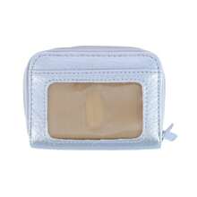 Women's Solid Colored Pebbled Multi Card Wizard, Available In Gold, Pewter, Pink, Red, Silver,  One Size Synthetic Card Cases - 銀色 - 查看 1