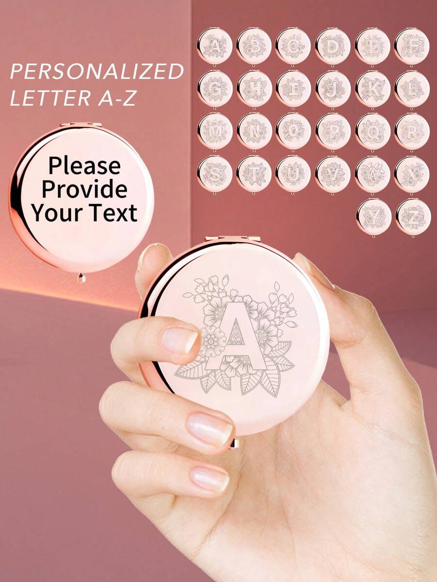 1入組定制個性化便攜式化妝鏡，折疊式輕薄不銹鋼和PU皮革，適用於各種年齡和場合。折疊式正方形口袋鏡具有精美細膩的設計圖案，融合了獨特的元素，如情侶、寵物、情人、姐妹、伴侶、朋友和親戚等。折疊式結構堅固耐用，能夠抵抗撞擊損壞，方便攜帶，隨時隨地使用。180度翻蓋讓它成為一個多功能的小鏡子，適用於日常使用、假期、生日、母親節和作為伴侶禮物。適用於旅遊、聚會、工作和學校等各種場合，適合各種年齡段。適合情侶、學生、教師、朋友、姐妹、女性和女孩、父親、母親、祖父、祖母、姑姑、侄女、最好的朋友