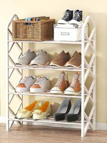 Organizador Zapatos Estante Zapatero 4 Niveles Armado Facil - Negro - Ver 7