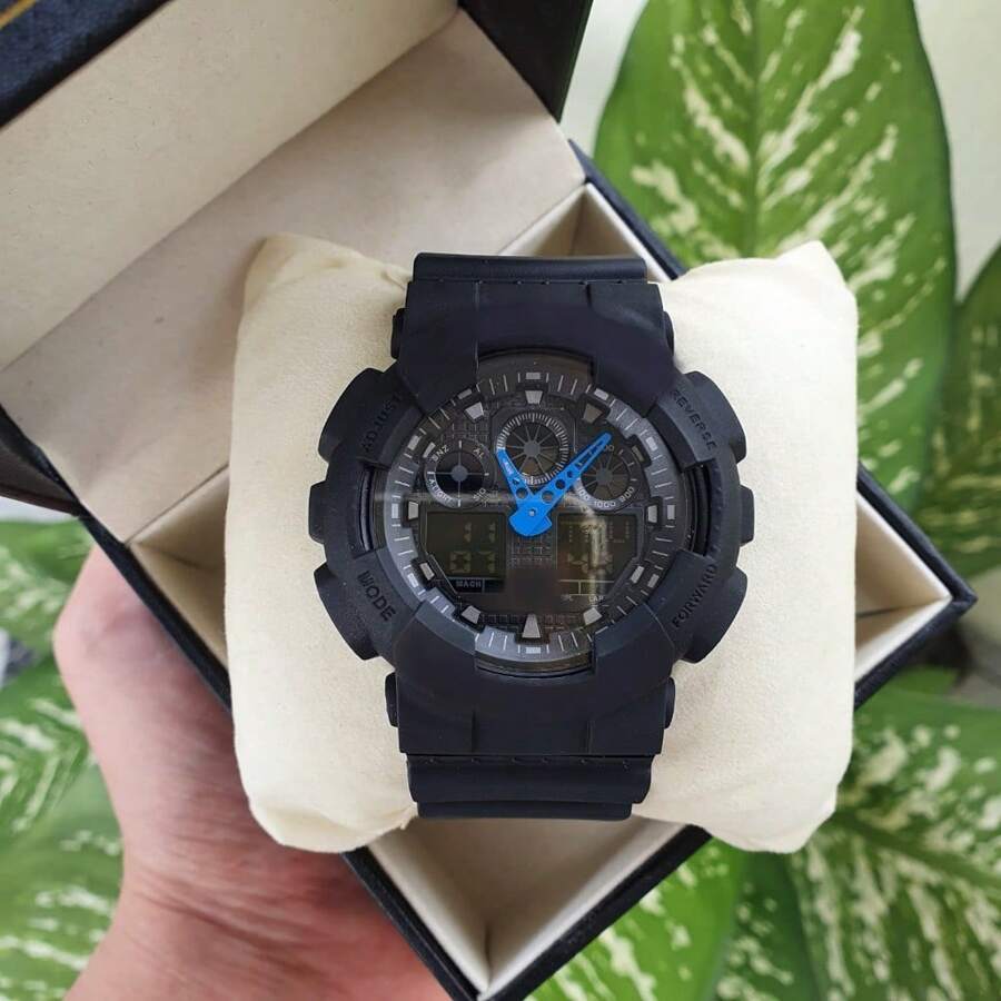 Men Digital Watches - 藍色 - 查看 1