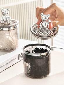 歐式玻璃糖果和餅乾罐,帶蓋適用於家庭客廳