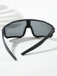 1 副男女通用环绕式时尚运动眼镜，适合徒步旅行、跑步、户外、度假、日常生活海滩时尚运动眼镜 - 彩色 - 查看 9