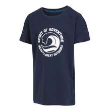 Regatta Childrens/Kids Bosley VII Wave T-Shirt (N/A) - Navy Blue - View 3