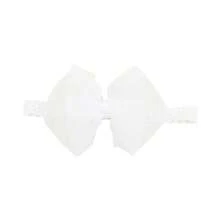 Baby Girl Lace Bow Headband With Elastic, Lovely Bowknot Hairband, Birthday Gift Love Valentine - White - View 6