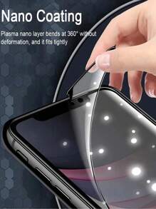 2 miếng phim gốm mềm bảo vệ màn hình chống nhìn trộm mờ, không có bong bóng, dễ dán, chống dấu vân tay, chắc chắn và bền, tương thích với iPhone 17/tương thích với Samsung Galaxy/tương thích với /Redmi/tương thích với /Honor/POCO (KHÔNG PHẢI KÍNH) - Sự riêng tư mờ nhạt - Xem 7