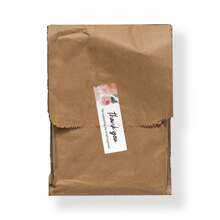 TYFYO 120Pcs Thank You For Your Order Stickers Roll Pink Business Thank You Stickers For Gift Packaging Shipping Bags Labels,1x3 Inch - Multicolor - View 8