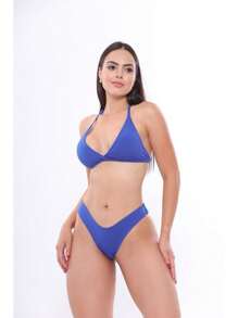 Women Bikini Sets - 藍色 - 查看 4