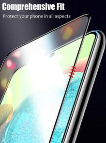 2 片钢化玻璃，适用于三星 Galaxy S24，适用于 15 15pro，适用于 Honor 90lite，无气泡、防刮、防摔、屏幕保护玻璃 - HD - 查看 6