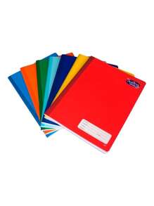 Libreta Cosida Cuaderno Cosido 100 Hojas Profesional 7 Pzas - 5 Rayas - Ver 1