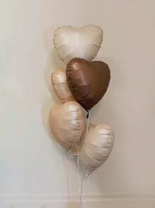 6入組/套心形氣球