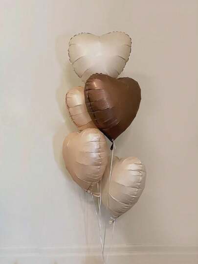 6入組/套心形氣球