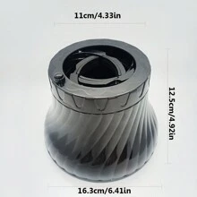 1pc Automatic Adjustable Hair Dryer Diffuser Attachment, Suitable For Most Hair Dryers With 3-8cm Diameter - Black - View 4