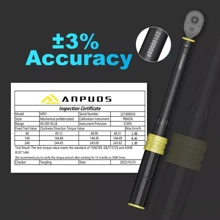 Llave dinamométrica ,Llave de torsión con Entrada , torquimetro, torquímetro, Matraca Neumática,ideal para mecánicos de automóviles/espacios reducidos - Negro - Ver 5