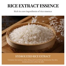 BIOAQUA 20片装大米提取物面膜，DIY面膜，保湿配方，有助于改善毛孔紧致肌肤，蕴含大米提取物，滋养保湿，适合所有肤质，韩国护肤品 - 白色 - 查看 6