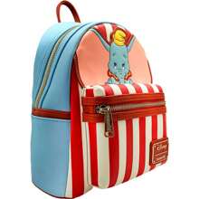 Mochila Dumbo Disney Loungefly 26Cm - Mochila Licencia Oficial - Diseño Único Y Moderno - Ajuste Cómodo Y Versátil - Ideal Para Uso Diario - Multicolor - Ver 3