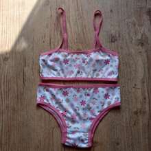 Kit Top 10 Conjuntos sem bojo Infantil Menina Moça - Multicolorido - Visão 2