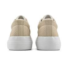 Women Platform Fashion Walking Sneakers Casual Platform Shoes Lace Up PU Leather Lack Up Non-Slip Shoes