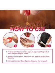 40 cápsulas de suero de tratamiento capilar, cápsulas de suero de vitaminas para el cabello, enriquecido con A C E Pro B5, aceites de macadamia marroquí y aguacate, acondicionador para mujeres y hombres, sin enjuague y para todo tipo de cabello