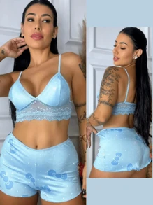 Women Pajama Sets - Multicolor - View 3