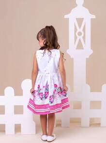 Young Girls Dresses - trắng - Xem 2