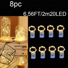 4入組/8入組/12入組小仙女小白盒LED燈,閃爍的卧室童話燈,卧室小型LED彩燈,適用於手工DIY,中心裝飾,派對,婚禮,聖誕桌面裝飾,溫暖的卧室童話氛圍燈 - 多色 - 查看 31