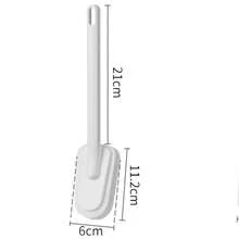 带可更换头的马桶刷，长柄，用于去除污渍的家用清洁工具，一次性浴室装饰秋季装饰 - 彩色 - 查看 4