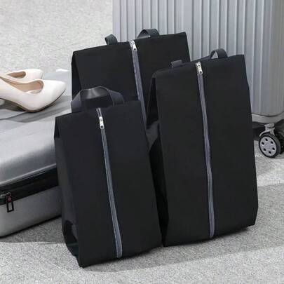 防尘鞋袋 旅行便携尼龙鞋袋 带拉链和防水口袋 靴袋 鞋盒 鞋柜 鞋子收纳盒 鞋子整理袋 旅行度假邮轮夏季旅行包 旅行必备品 大学宿舍 家庭学校 旅行整理袋 抽绳鞋袋 鞋套 防尘 男女通用 收纳袋 旅行必备 邮轮必备 度假必备