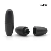 10/50Pcs Black, White, Silver, Gold, Mint Plastic Bucket Beads - Diy Jewelry Making Kit With  Separation Clasps For Necklaces And Lanyards - Separate Buckle - View 4