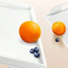 Bamboo Bed Tray Table With Foldable Legs, Breakfast Tray For Sofa, Bed, Eating, Working, Used As Laptop Desk Snack Tray - Multicolor - View 9