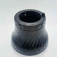 1pc Automatic Adjustable Hair Dryer Diffuser Attachment, Suitable For Most Hair Dryers With 3-8cm Diameter - Black - View 6