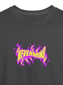 Camiseta Masculina Never Mind Deixa pra Lá 100% Algodão Fio 30.1