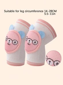 1對0-4歲嬰兒用網眼腿套，嬰兒爬行、行走用膝蓋和手肘護墊，避免受傷 - 彩色 - 查看 10