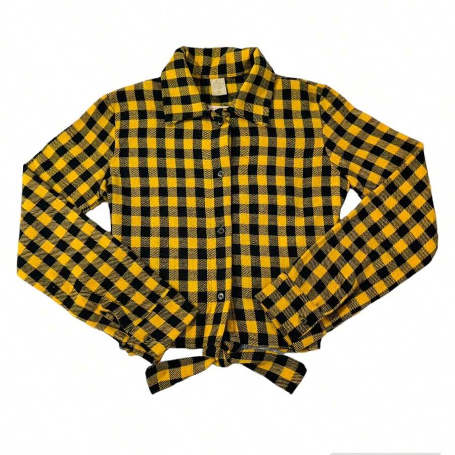 Young Girls Blouses - Màu vàng - Xem 1