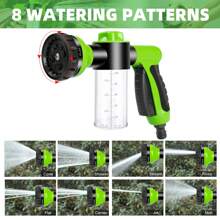 Nước rửa chó Pup Jet dùng ngoài trời, Phụ kiện vòi rửa chó 8 trong 1 kèm hộp đựng xà phòng, Phụ kiện vòi tắm cho chó kèm bàn chải tắm cho thú cưng (Không bao gồm vòi) - màu xanh lá - Xem 1