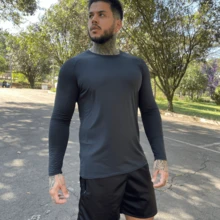 Men T-Shirts - 黑色 - 查看 6