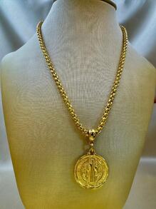 Women Pendant Necklaces - Gold - View 2