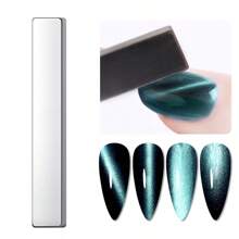 XEIJAYI 9 件装美甲磁性笔 3D 猫眼设计双头磁力棒凝胶指甲油魔法美甲 DIY 和沙龙工具、美甲用品、美甲工具、美甲工具、返校、指甲、按压指甲的美甲工具