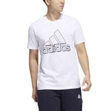 Adidas Ess T-Shirt Dynamic Graphic T-Shirt - White - View 1
