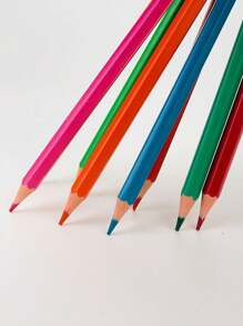 Colorful Pencil Set, Multi-Colored Drawing Pencils, 12/18/24/36/48 Colors Available, PS Material B Hardness Pencil - Color Mixing - View 4