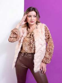 Women Coats - Màu be - Xem 4